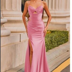 Pink prom dress